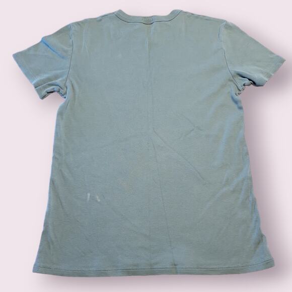 United Colors of Benetton Shiny Logo Green T‑Shirt – Size XS – GUC - Picture 3 of 11